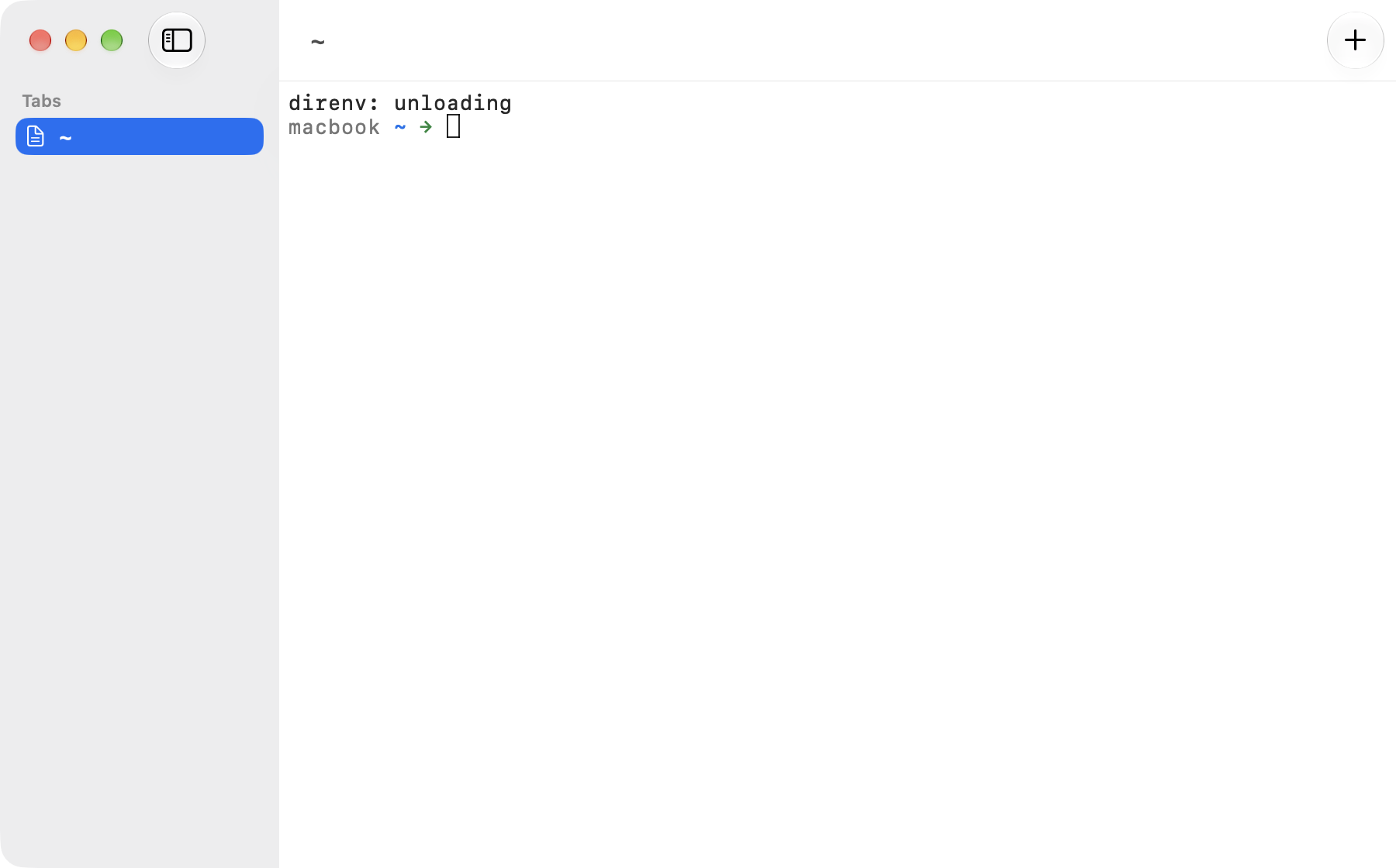 Terminal on macOS